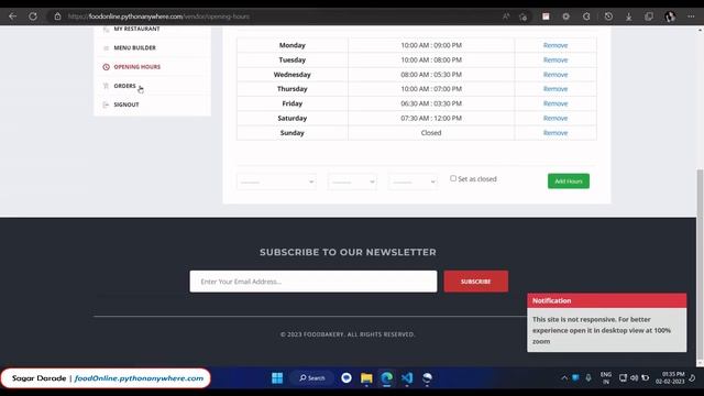FoodOnline | Python-Django Full Stack Development смотреть онлайн