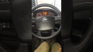 Citroen Jumper OIL light flashing service reset