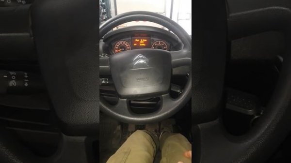 Citroen Jumper OIL light flashing service reset