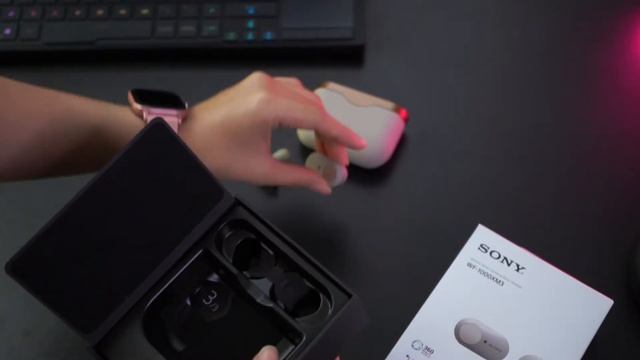 Tam Mall | វីដេអូបើកប្រអប់កាស Bluetooth ជំនាន់ថ្មីរបស់ Sony ម៉ូឌែល WF-1000XM3 смотреть онлайн