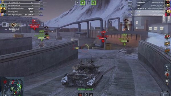 WoT Blitz(8.5) - максимальная графика на MacBook Air 13'' M1 (macOS Big Sur 11.6.1).