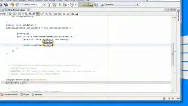 How to display the date in jlabel java swing programing for beginners смотреть онлайн