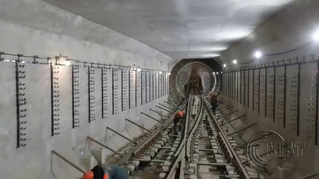 Станция метро "Улица Новаторов" Большой Кольцевой линии .Видео компании "ИБТ" смотреть онлайн