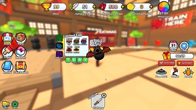 [LIMITED EVENT] How to get the BLACK NINJA SAMURAI HAT in NINJA FIGHTING SIMULATOR | Roblox смотреть онлайн