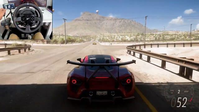 1600HP Zenvo TSR-S | Forza Horizon 5 | Thrustmaster T300RS Gameplay