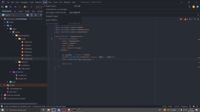 COOLDOWN OLUŞTURMA | minecraft plugin kodlama (Kotlin #14) смотреть онлайн