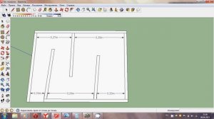 Расчет сужающегося ЧВ с использованием SketchUp и калькулятора