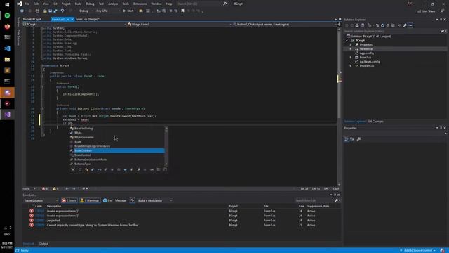 BCrypt Hash C# App. [Tutorial Source In Desc] смотреть онлайн