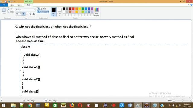 final class in java смотреть онлайн