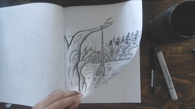 How To Fill A Sketchbook | Sketchbook Ideas | Drawing Ideas | Inktober 2019 | Sketchbook Tour