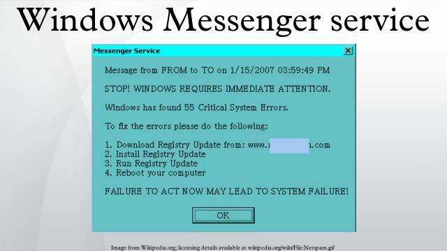 Windows Messenger service смотреть онлайн