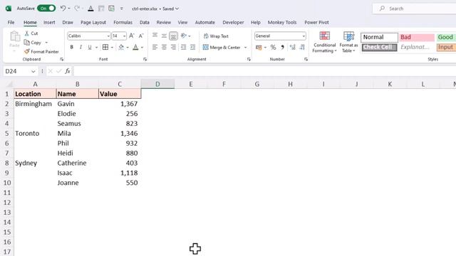 Magical Ctrl + Enter Excel Shortcut ? (THREE Examples) смотреть онлайн