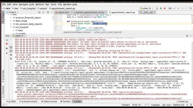 66.How To Create Excel Report From Wizard In Odoo14 || Odoo Excel Reporting смотреть онлайн