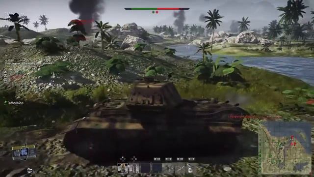 Слева сзади!!! И 13 фрагов... [War Thunder][PS4] смотреть онлайн
