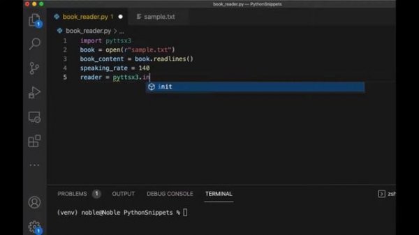 Create your own book reader using Python - Python#1