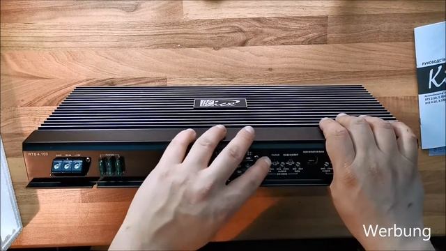 Kicx RTS 4.100 Endstufe 4 Kanal Verstärker 300W DIY Carhifi Produktvorstellung