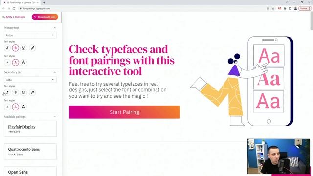 Font Pairing - Resources For Learning UI / UX Design смотреть онлайн