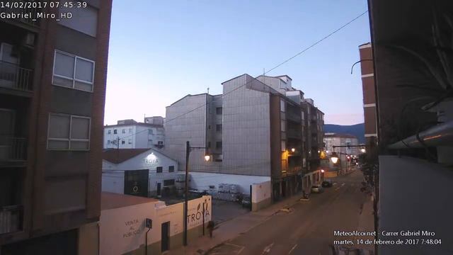 Timelapse 14-02-2017 Alcoi - Carrer Gabriel Miro смотреть онлайн