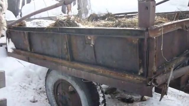 Обзор самодельной самосвальной телеги без гидравлики смотреть онлайн