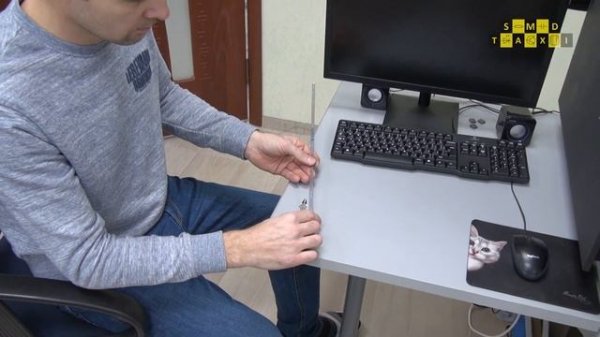 Обзор установщика SMD-компонентов SMD-TAXI часть 2 - настройка и зарядка питателей