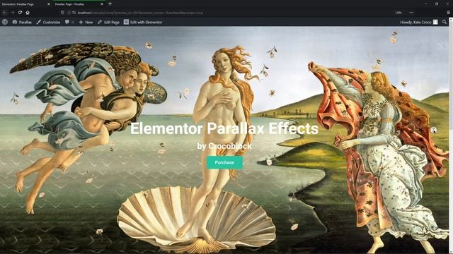 How to create Elementor parallax effect | JetElements Plugin смотреть онлайн