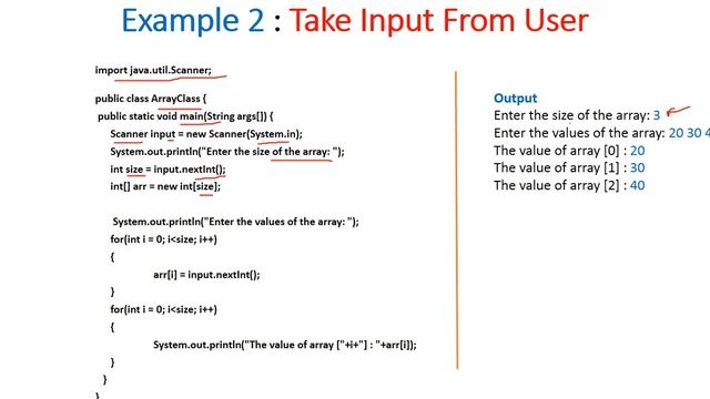 Lecture 4 - Scanner Class, Array, Type Conversion and Math Class смотреть онлайн