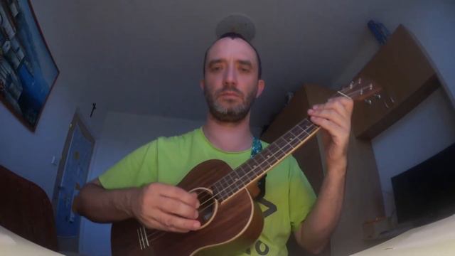 Polish folk song for Baritone ukulele смотреть онлайн