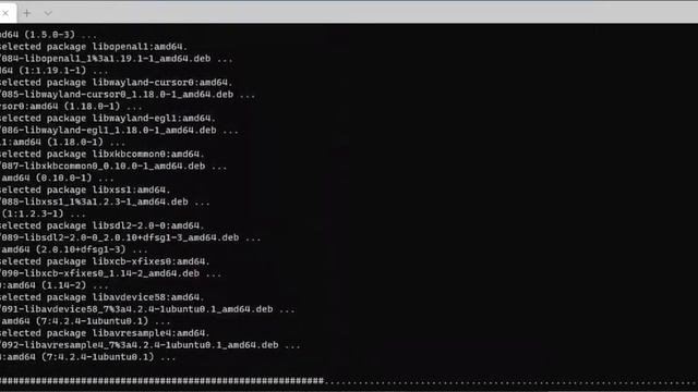 Installing ffmpeg on wsl смотреть онлайн