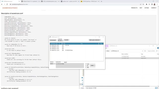 FD-CAN USB Converter Python-can