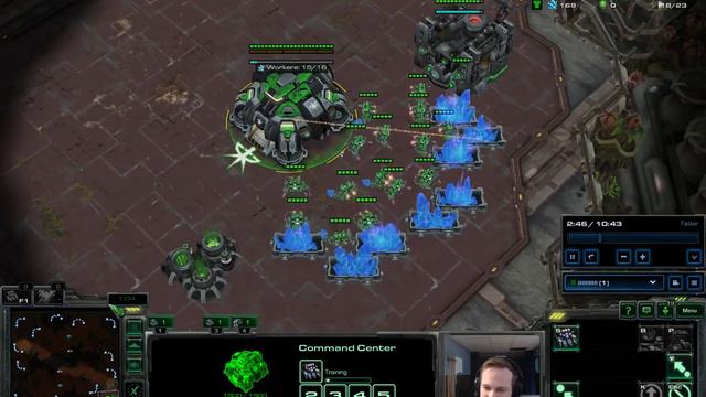 3-Base TvZ Mass Raven Build Order - Starcraft 2 LotV смотреть онлайн