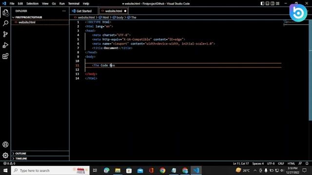 How to make a project Website Page Upload Your Git & Github HTML&CSS | By The Code Box смотреть онлайн