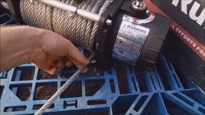 Легкая размотка троса лебёдки