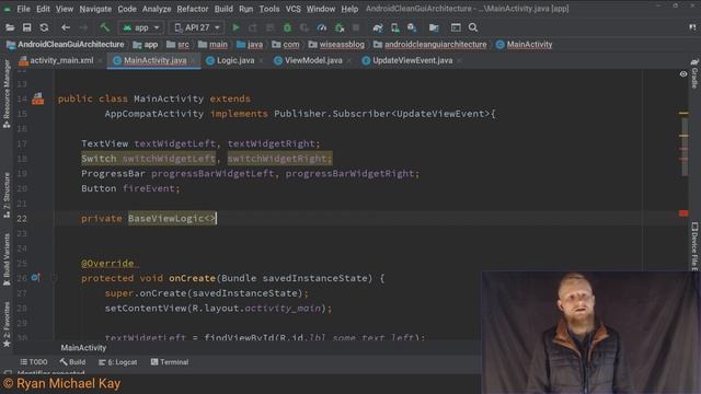 A General Purpose Clean GUI Architecture | Web, Android, Java, Kotlin | View, ViewModel, Presenter смотреть онлайн
