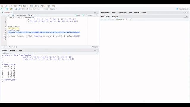 Rolling Correlation in R смотреть онлайн