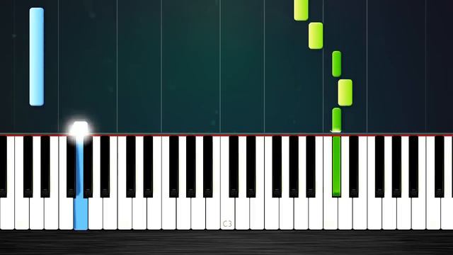 Canon in D - EASY Piano Tutorial by PlutaX смотреть онлайн