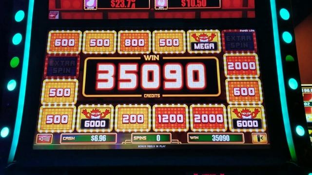 Press Your Luck Slot Amazing Win!! Everi Game смотреть онлайн