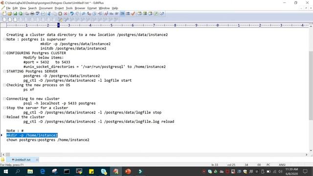 Part 12 - PostgreSQL " What is a Cluster in PostgreSQL". смотреть онлайн