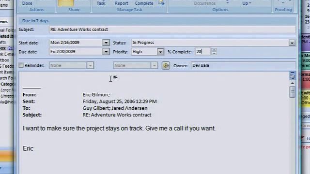 Microsoft Outlook 2007. Планирование ежедневных задач смотреть онлайн