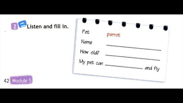 Spotlight 3 Workbook Audio Ex. 2, p. 42 смотреть онлайн