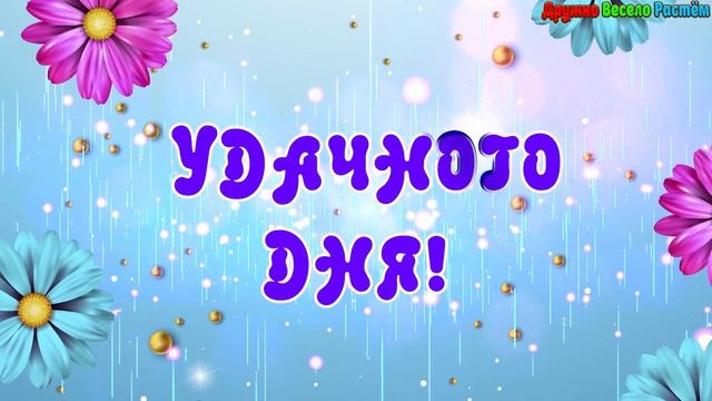 Отличного Настроения, Удачи и Успеха по Жизни, Счастье Вашей Семье! Прикольные Пожелания для Тебя! смотреть онлайн