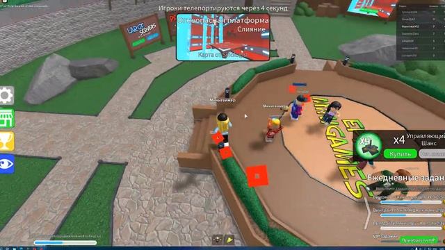 я гуляю в игру там где надо проходить испытания: Roblox Epic Minigames смотреть онлайн
