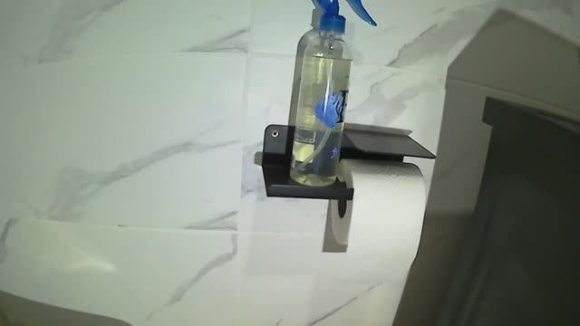 Держатель туалетной бумаги с полочками: крепление к стене (плитка). смотреть онлайн