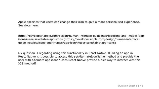 iOS : Allow user to change App Icon in React Native смотреть онлайн