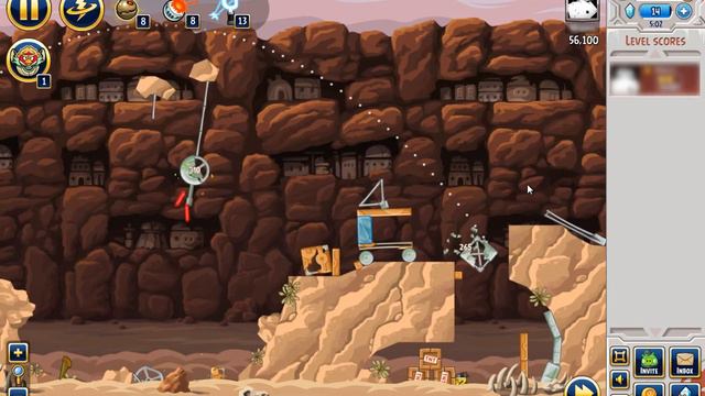 Angry Birds Star Wars Facebook - Weekly Tournament #34 - Level 4 - Score: 73020 (★★★) смотреть онлайн