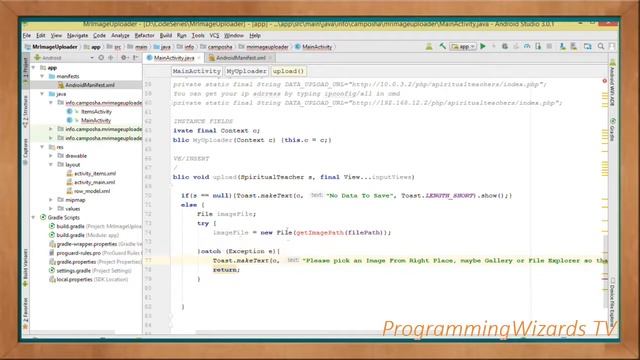 Android S7E3 : PHP MySQL - Multipart Upload and Download Images and Text - GridView смотреть онлайн