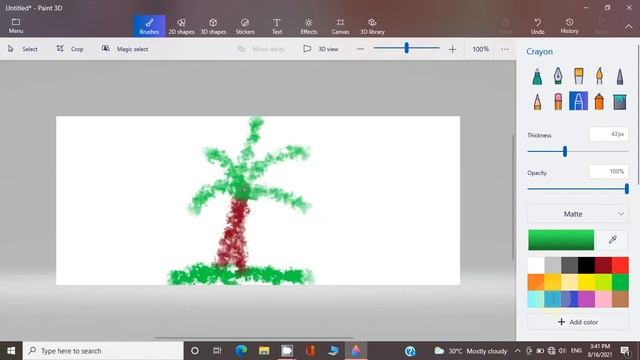 Paint 3D - Introduction/Brushes tool in Paint3D смотреть онлайн