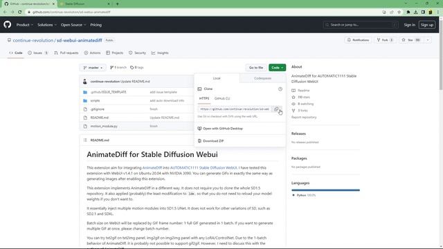 create AI Animations from any Stable Diffusion Model using FREE AI - AnimateDiff Automatic1111 ... смотреть онлайн