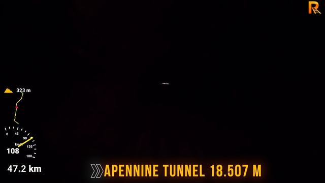 Cab Ride Bologna - Florence (Bologna–Florence Railway - Italy) Train Driver's View In 4K