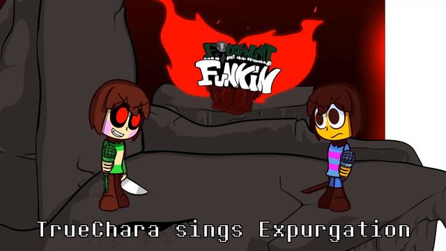 FNF Vs Tricky | Undertale | Frisk and Chara sing Expurgation смотреть онлайн