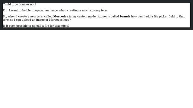 Wordpress: How to add images to taxonomy terms? смотреть онлайн